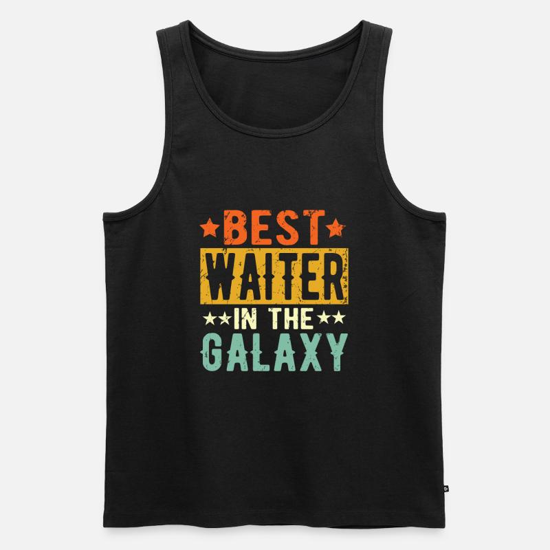 Best Kellner ever Kellner Geschenk - Männer Premium Bio Tank Top - Schwarz
