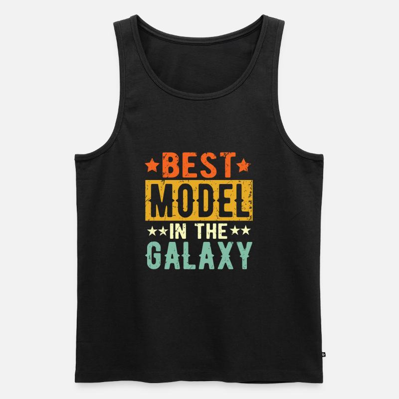 Best Model ever Model Geschenk - Männer Premium Bio Tank Top - Schwarz