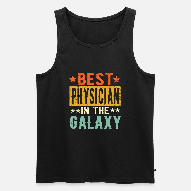 Best Physiker galaxy Physiker Geschenk - Männer Premium Bio Tank Top - Schwarz