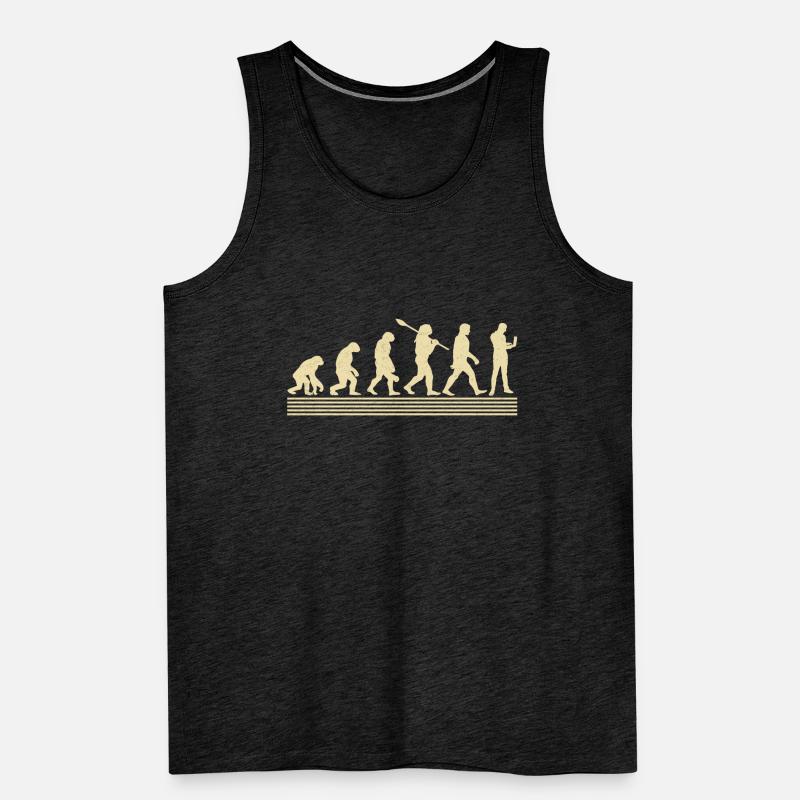 Evolution Of the Computer Systems Analyst Men's Premium Organic Tank Top