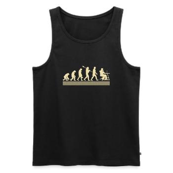 Administrator-entwicklung - Männer Premium Bio Tank Top - Schwarz - Vorne - AI Model Male 178 light (178cm)