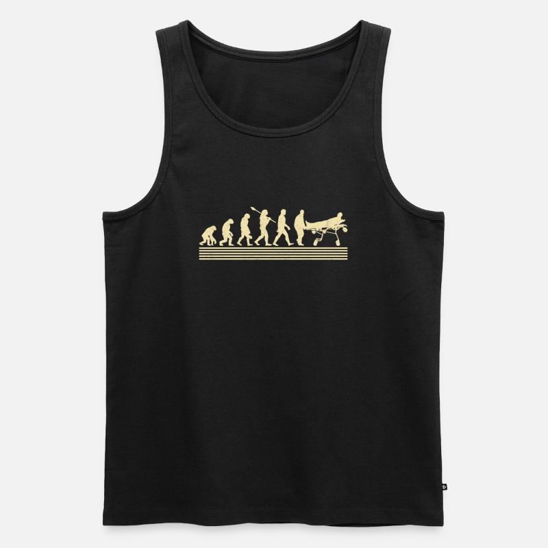 Sanitäter-evolution - Männer Premium Bio Tank Top - Schwarz