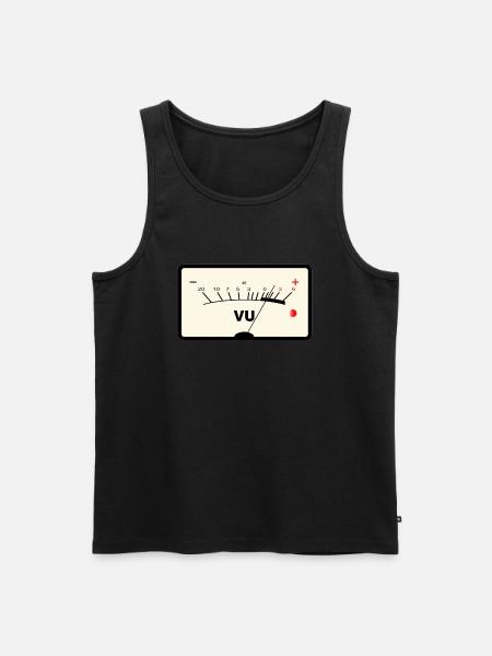 VU - Männer Premium Bio Tank Top - Schwarz