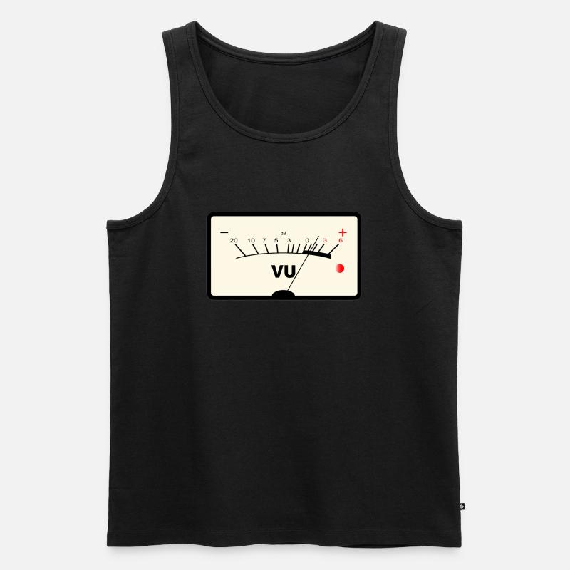 VU - Männer Premium Bio Tank Top - Schwarz
