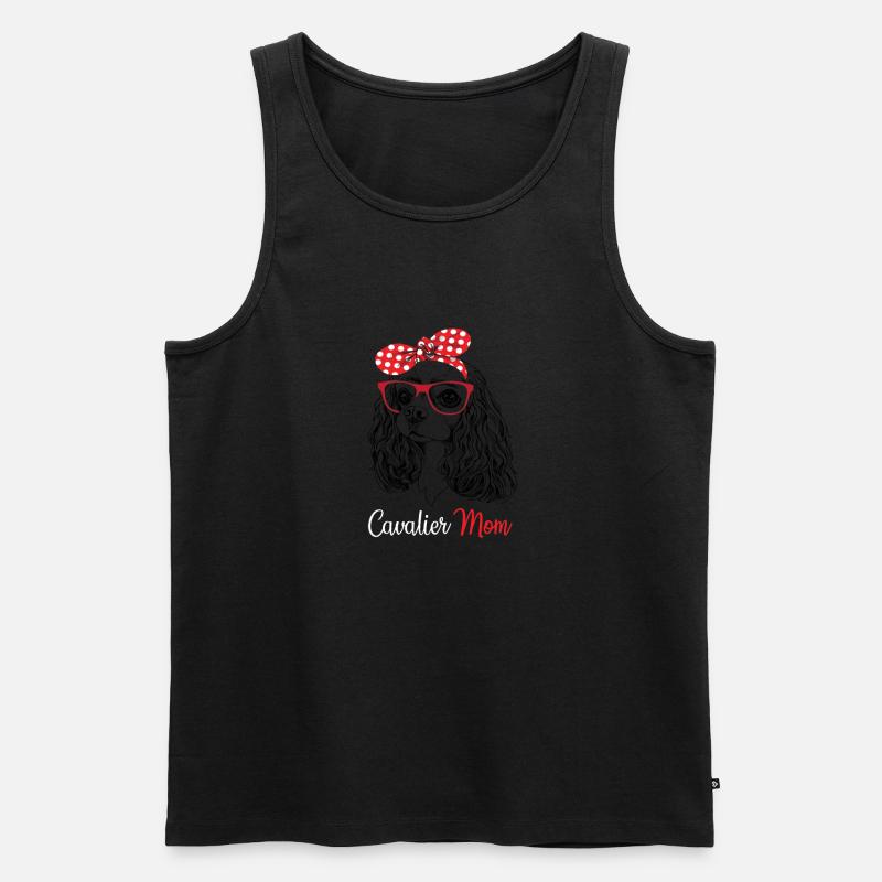 Kavalier König Charles Spaniel - Männer Premium Bio Tank Top - Schwarz