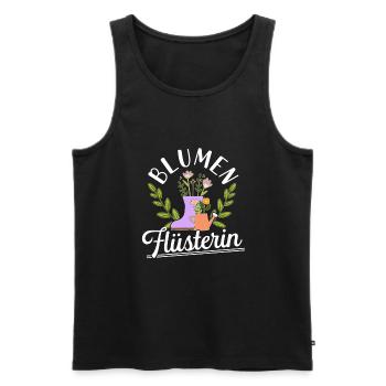 Kleingarten anfänger Blumenflüsterin Gärtner, - Männer Premium Bio Tank Top - Schwarz - Vorne - AI Model Male 178 light (178cm)