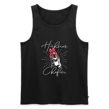 Hühner Hühner Chefin Hühnerhalterin Geschenk - Männer Premium Bio Tank Top - Schwarz - Vorne - Michal (187cm)