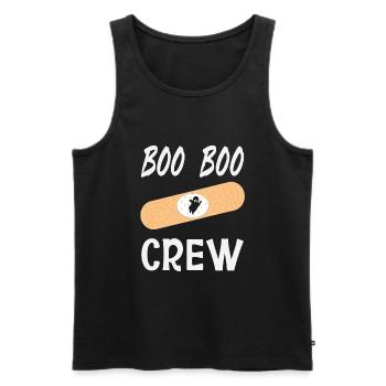 Boo Boo Crew Krankenschwester Shirts Halloween Krankenschwester Shirts - Männer Premium Bio Tank Top - Schwarz - Vorne - Michal (187cm)