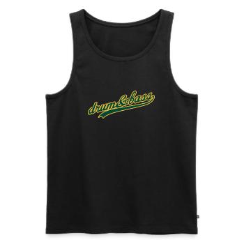 Drum And Bass Sports - Men's Premium Organic Tank Top - black - Front - Michal (187cm)