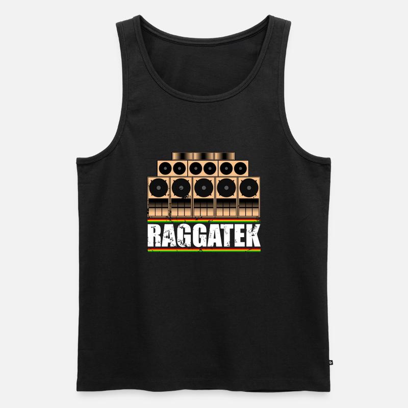 Raggatek - Männer Premium Bio Tank Top - Schwarz
