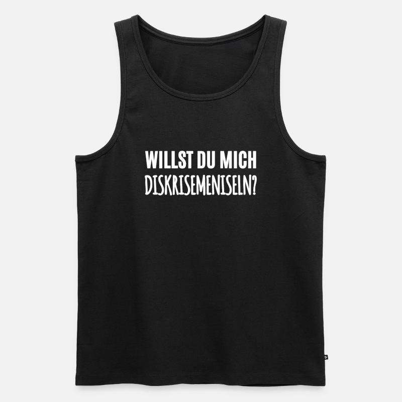 Dsikrisemeniseln - Männer Premium Bio Tank Top - Schwarz