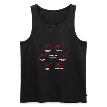 Chemistry is Awesome - Débardeur bio Premium Homme - noir - Devant - AI Model Male 178 light (178cm)