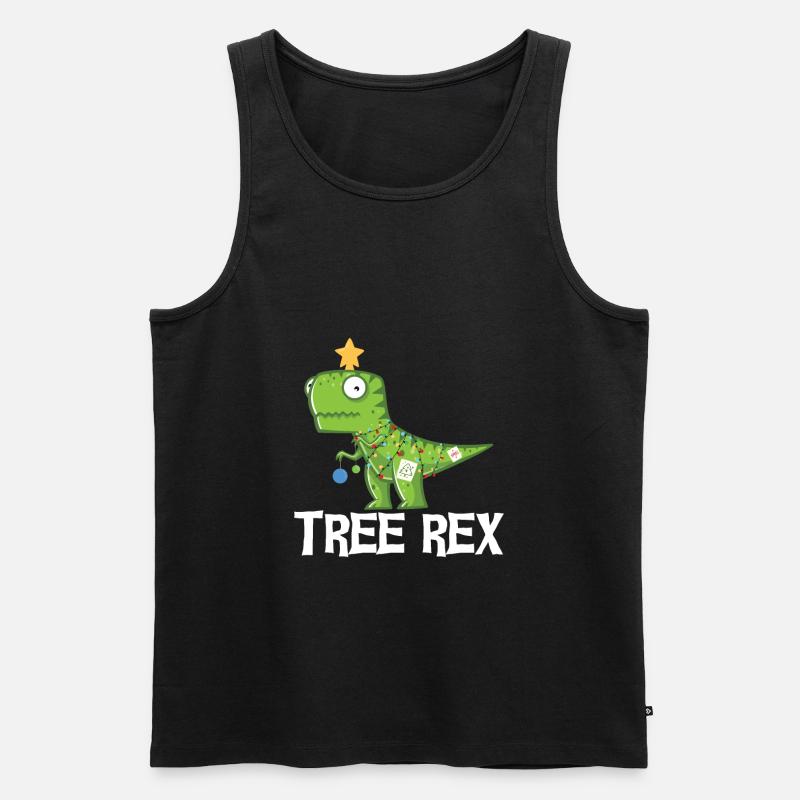 Baum Rex Tree Rex - Männer Premium Bio Tank Top - Schwarz