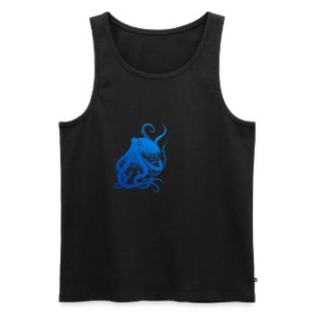Octopus Tattoo - Diving Divers Diver Dive - Men's Premium Organic Tank Top - black - Front - Michal (187cm)
