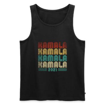 Kamala Harris 2021 - Men's Premium Organic Tank Top - black - Front - Michal (187cm)
