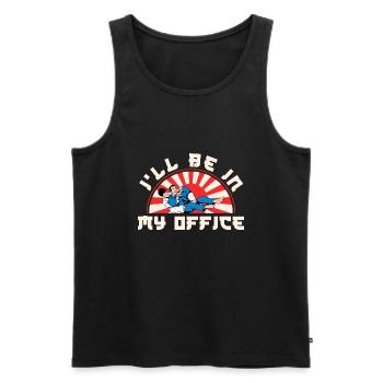 Brazilian Jiu Jitsu MMA Bjj Hugger - Männer Premium Bio Tank Top - Schwarz - Vorne - Michal (187cm)