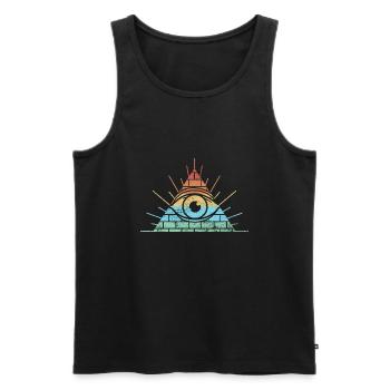 Masonic Freemasonry Fraternal - Männer Premium Bio Tank Top - Schwarz - Vorne - AI Model Male 178 light (178cm)