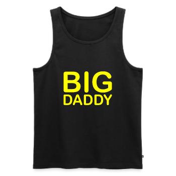 BIG DADDY - Débardeur bio Premium Homme - noir - Devant - AI Model Male 178 light (178cm)