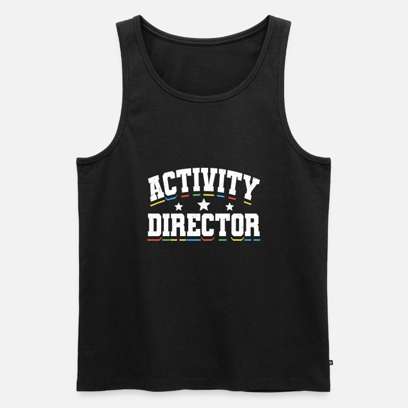 Activity Director Appreciation - Männer Premium Bio Tank Top - Schwarz