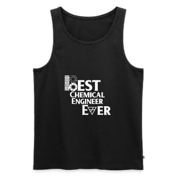 Best Chemical Engineer Ever - Men's Premium Organic Tank Top - black - Front - Michal (187cm)