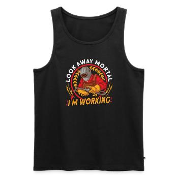 Welder Funny Funny Welding Gift - Männer Premium Bio Tank Top - Schwarz - Vorne - AI Model Male 178 light (178cm)