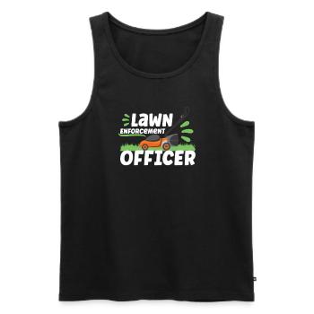 Garden Plants Gardener Lawn Mowing Leaf Blowers - Men's Premium Organic Tank Top - black - Front - Michal (187cm)