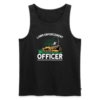 Garden Plants Gardener Lawn Mowing Leaf Blowers - Men's Premium Organic Tank Top - black - Front - Michal (187cm)