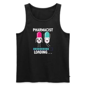 Lustige Apotheker-apotheken-techniker-apotheke - Männer Premium Bio Tank Top - Schwarz - Vorne - AI Model Male 178 light (178cm)