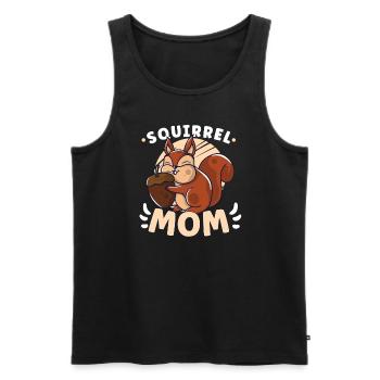 Funny Squirrel Fan Squirrel Lover Chipmunk Addict - Männer Premium Bio Tank Top - Schwarz - Vorne - AI Model Male 178 light (178cm)