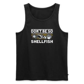 seashells shell collector shell collecting Gift - Männer Premium Bio Tank Top - Schwarz - Vorne - AI Model Male 178 light (178cm)