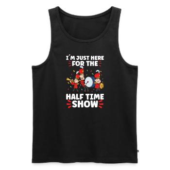 Marching Band Clarinetist School Probenmusik - Männer Premium Bio Tank Top - Schwarz - Vorne - Michal (187cm)