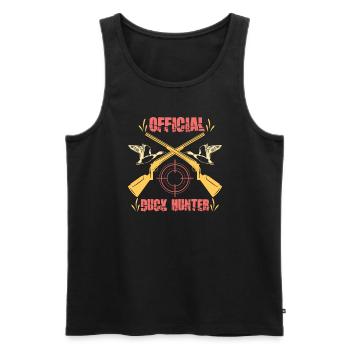 Duck Hunt Duck Hunter Bird Hunting Duck Hunting - Männer Premium Bio Tank Top - Schwarz - Vorne - Michal (187cm)