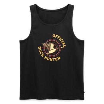 Duck Hunt Duck Hunter Bird Hunting Duck Hunting - Männer Premium Bio Tank Top - Schwarz - Vorne - Michal (187cm)