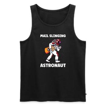 Postangestellte Postdame Postbote Post - Männer Premium Bio Tank Top - Schwarz - Vorne - Michal (187cm)
