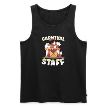 Circus Arts Circus Artists Event Staff - Men's Premium Organic Tank Top - black - Front - AI Model Male 178 light (178cm)