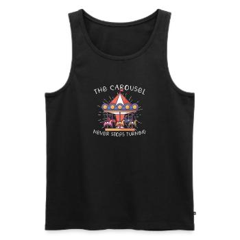 Circus Arts Circus Artists Event Staff - Men's Premium Organic Tank Top - black - Front - AI Model Male 178 light (178cm)