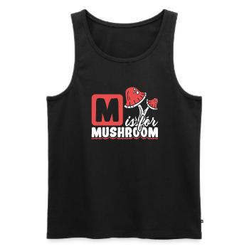 Morels Mushroom Picker Mushroom Farmer Mushroom - Men's Premium Organic Tank Top - black - Front - AI Model Male 178 light (178cm)