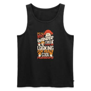 Morels Mushroom Picker Mushroom Farmer Mushroom - Männer Premium Bio Tank Top - Schwarz - Vorne - AI Model Male 178 light (178cm)