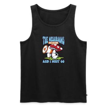 Morels Mushroom Picker Mushroom Farmer Mushroom - Männer Premium Bio Tank Top - Schwarz - Vorne - AI Model Male 178 light (178cm)