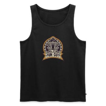 Morels Mushroom Picker Mushroom Farmer Mushroom - Men's Premium Organic Tank Top - black - Front - AI Model Male 178 light (178cm)