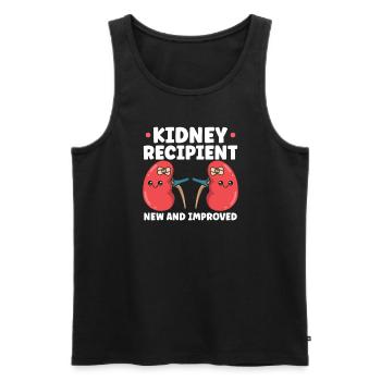 Kidney Transplant Kidney Donor Kidney Disease - Men's Premium Organic Tank Top - black - Front - Michal (187cm)