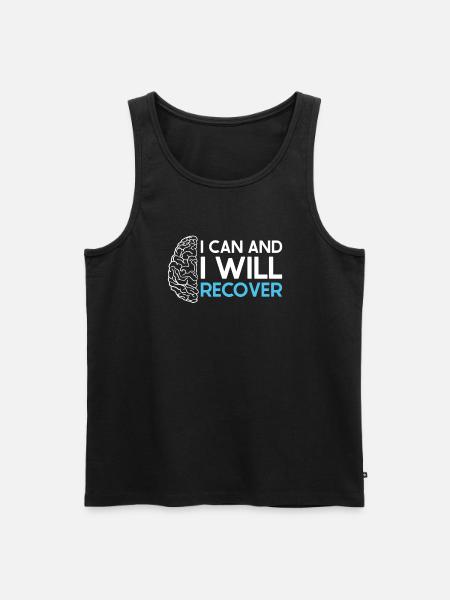 Stroke Survivor Stroke Awareness - Men's Premium Organic Tank Top - black
