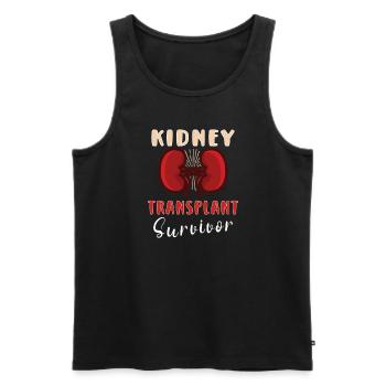 Kidney Transplant Kidney Donor Kidney Disease - Men's Premium Organic Tank Top - black - Front - Michal (187cm)