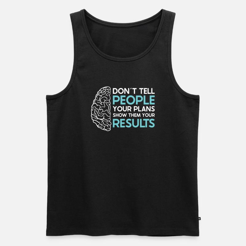 Schlaganfall Survivor Schlaganfall Bewusstsein - Männer Premium Bio Tank Top - Schwarz