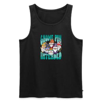 Garden Gnomes Gnome Lover Funny Gnome Gardening - Men's Premium Organic Tank Top - black - Front - Michal (187cm)
