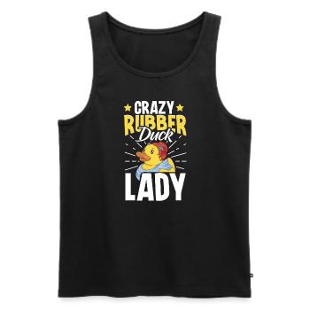 Rubber Duck Ducks Bird Hunt Duck lover Gift Idea - Men's Premium Organic Tank Top - black - Front - Michal (187cm)