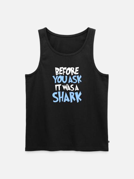 Leg amputee assembly required - Men's Premium Organic Tank Top - black