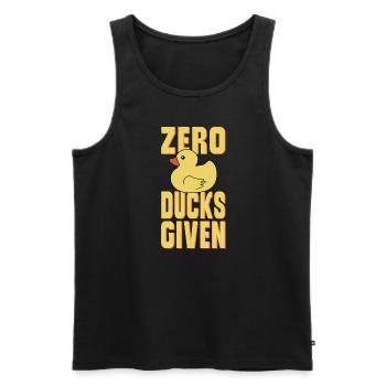 Rubber Ducks Duck Duck Lovers Bathroom - Men's Premium Organic Tank Top - black - Front - AI Model Male 178 light (178cm)