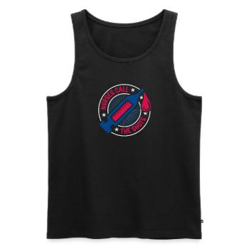 Nurse Nursing Clinic Paramedic - Men's Premium Organic Tank Top - black - Front - Michal (187cm)