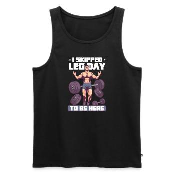 Bodybuilding Powerlifting Weightlifting Fitness - Männer Premium Bio Tank Top - Schwarz - Vorne - AI Model Male 178 light (178cm)